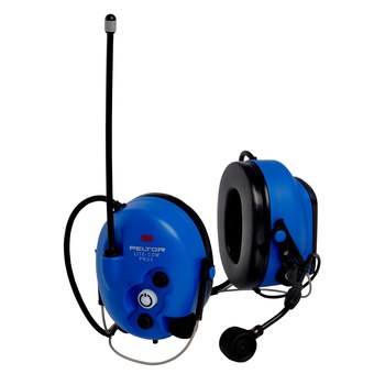 Imagen de 3M XH001679311 Peltor Lite Com Pro II Negro/Azul Auriculares de radio de dos direcciones (Imagen principal del producto)