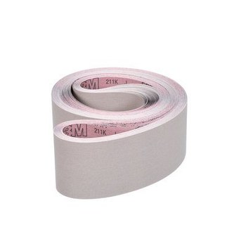 3M Banda de lija 30211 - 4 pulg. x 84 pulg. - Óxido de aluminio - 50 - Súper fino