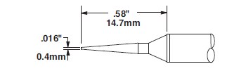 Imágen de Metcal Smartheat - STTC-045 Cartucho de soldadura (Imagen principal del producto)