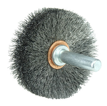 Weiler 17605 Cepillo de rueda - Rizado Acero cerda