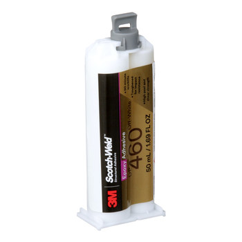 3M Scotch-Weld 460 Blanquecino Adhesivo epoxi - Base y acelerador (B/A) - 50 ml Cartucho - 08998