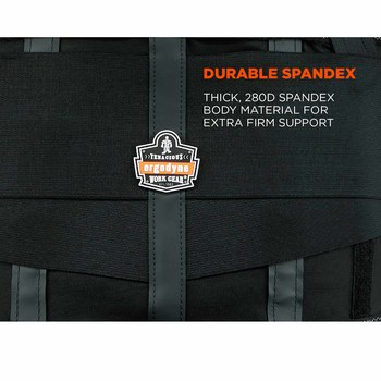 Ergodyne Proflex Cinturón de soporte para la espalda 1100SF 11604 - tamaño Grande - Negro