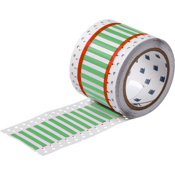 Imágen de Brady Permasleeve Verde Termocontraíble Transferencia térmica 2HX-125-2-GR-S Manga para impresora de transferencia térmica troquelada (Imagen principal del producto)