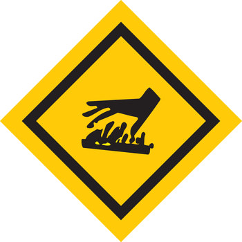 Imágen de Brady B-401 Poliesterino de alto impacto Rectángulo Amarillo Inglés Cartel de seguridad del equipo 25177 (Imagen principal del producto)