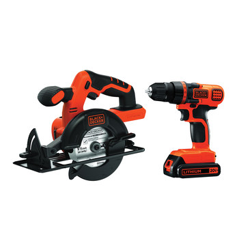 Imágen de Kit combinado de taladro/atornillador y sierra circular Max BD2KITCDDCS de por de Black & Decker (Imagen principal del producto)