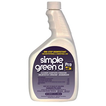 Simple Green Pro 5 Desinfectante - Líquido 32 oz Botella - Sin perfume Fragancia - 30532