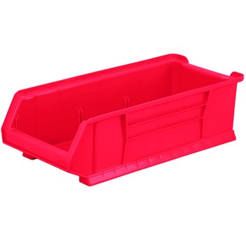 Imagen de Akro-mils Akrobin 200 lb Rojo Polímero de grado industrial Apilado Contenedor de almacenamiento (Imagen principal del producto)