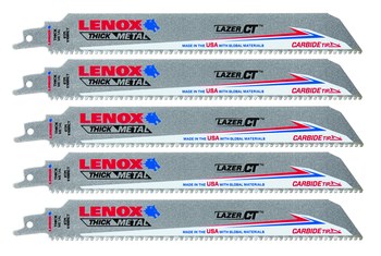 Imágen de Hoja de sierra recíproca Lazer CT Metal Cutting 2014225 de Con la punta de carburo 9 pulg. por de Lenox (Imagen principal del producto)
