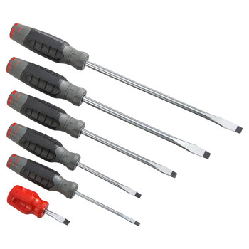 Proto DuraTek Ranurado J1206SRF Juego de destornilladores ranurados DuraTek™ de 6 piezas - 08193