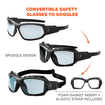 Ergodyne Skullerz LOKI Universal Lentes de seguridad lente Transparente - 720476-56083
