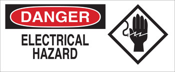 Imágen de Brady B-120 Poliéster reforzado con fibra de vidrio Rectángulo Blanco Inglés Cartel de seguridad eléctrica 69192 (Imagen principal del producto)