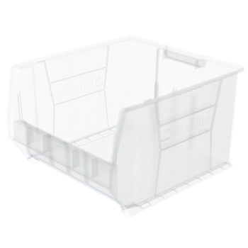 Imagen de Akro-mils Akrobin 300 lb Transparente Polímero de grado industrial Apilado Contenedor de almacenamiento (Imagen principal del producto)