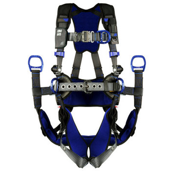 DBI-SALA ExoFit X300 Escalada, Posicionamiento, Suspensión Arnés para el cuerpo 70007430229 - tamaño Grande - Gris - 10189