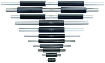 Imágen de Juego de varillas de medición de extremos S234G de De 1 a 11 pulg.adas en pasos de 1 pulg.ada por 1/4 pulg. and 3/8 pulg. de Starrett (Imagen principal del producto)