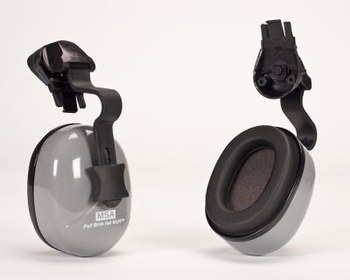 Imágen de MSA SoundControl SH Gris Montado en casco Orejera protectora (Imagen principal del producto)