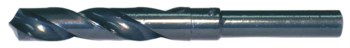 Cle-Line 1813 Taladro de eje reducido - Corte de mano derecha - Punta Radial 118° - Acabado Óxido de vapor - Longitud Total 6 pulg. - Flauta Espiral - Acero de alta velocidad - Vástago Reducido - C20763