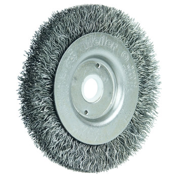 Weiler 00234 Cepillo de rueda - Rizado Acero cerda