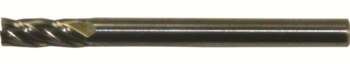 Cleveland Carburo Fresa escariadora - longitud de 1 1/2 pulg. - diámetro de 3.0 mm - C76100