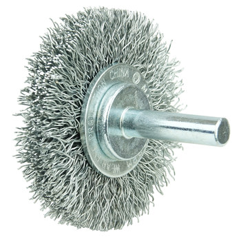 Weiler Wolverine 36209 Cepillo de rueda - Rizado Acero cerda