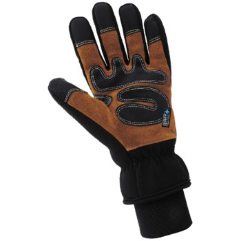 Global Glove Premium SG5200INT Negro Grande Cuero Dividir Cuero vacuno Guantes para condiciones frías - Insulación Cold Keep - 816368-02655