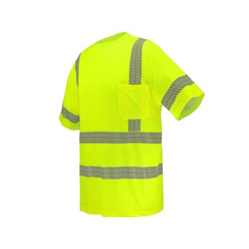 Global Glove FrogWear Camisa de alta visibilidad GLO-217 3X - 3XL - Bambú/Poliéster - Amarillo de alta vis./Verde - ANSI clase 3 - glo-217 3x