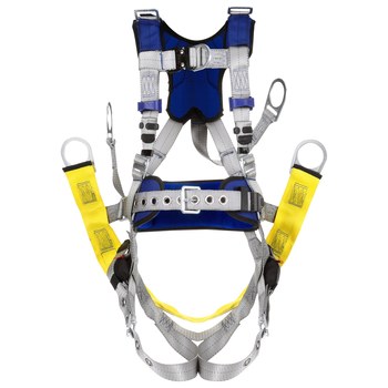 DBI-SALA ExoFit X100 Petróleo y gas Arnés de seguridad 70804697533 - tamaño Mediano - Gris - 23993