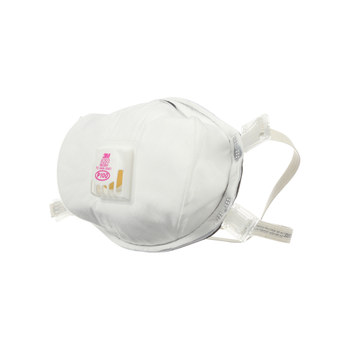 3M Cool Flow P100 Copa moldeada Respirador de partículas 54336 - tamaño Estándar - Blanco