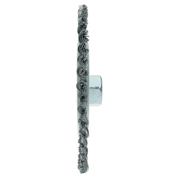 Weiler Roughneck 08766 Cepillo de rueda - Anudado - Circular trenzado Acero cerda