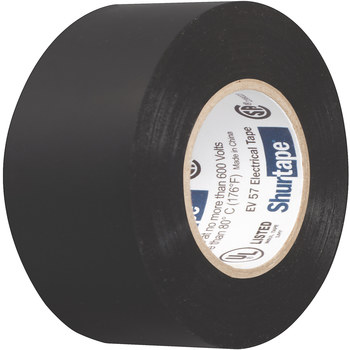 Shurtape Negro Cinta eléctrica - 3/4 pulg. Anchura x 60 pies Longitud - 7.0 mil Espesor - shurtape 104808