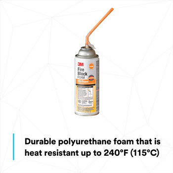 3M FB-FOAM-ORANGE Sellador contra incendios Naranja Líquido 12 fl oz Lata de aerosol - 54907