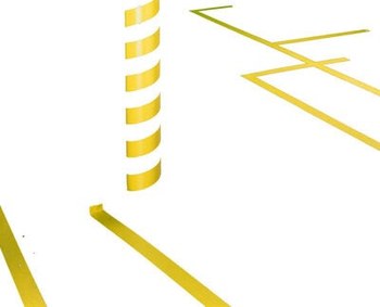 3M 471 Amarillo Cinta de marcado - 2 pulg. Anchura x 36 yd Longitud - 5.2 mil Espesor - Un solo lado Adhesiva - 04310