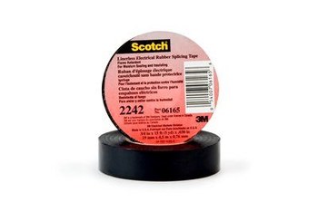 3M Scotch 2242 Negro Cinta aislante - 1 1/2 pulg. x 15 pies - Grosor 30 mil - 41323