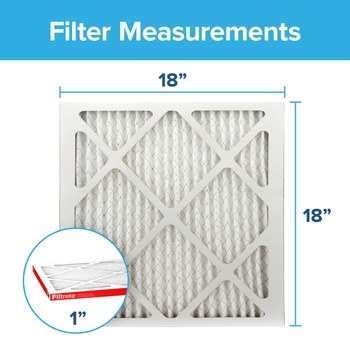 3M Filtrete Defensa contra los alérgenos 18 pulg. x 18 pulg. x 1 pulg. 9817-4 MERV 11, 1000 MPR Filtro de aire - 09817
