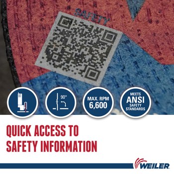 Weiler Tiger Rueda de corte 57047 - Tipo 27 (centro hundido) - 9 pulg. - Óxido de aluminio - 60 - T