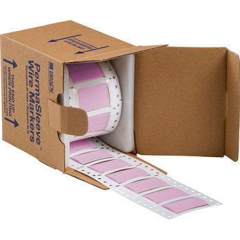 Imágen de Brady Permasleeve Rosa Transferencia térmica 2HT-750-2-PK-S-2 Manga para impresora de transferencia térmica troquelada (Imagen principal del producto)