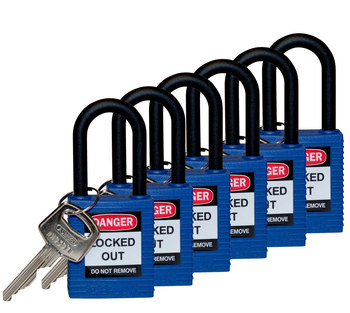 Imágen de Brady - 123343 Candado de seguridad con llave (Imagen principal del producto)