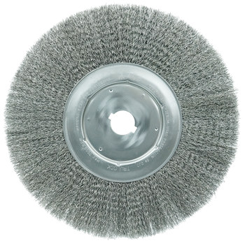 Weiler 01319 Cepillo de rueda - Rizado Acero cerda