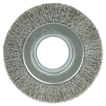 Weiler 03510 Cepillo de rueda - Rizado Acero inoxidable cerda