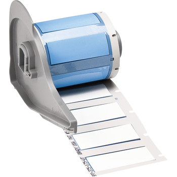 Imágen de Brady Permasleeve Blanco Termocontraíble, Autoextinguible Transferencia térmica 71-375-175-342M Manga para impresora de transferencia térmica troquelada (Imagen principal del producto)