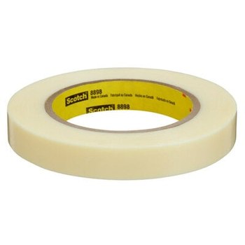3M Scotch 8898 Marfil Cinta de fleje de filamento - 18 mm Anchura x 55 m Longitud - 4.6 mil Espesor - 48132
