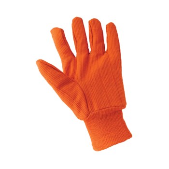Global Glove C18OC Naranja Grande Algodón Guantes de trabajo - c18oc lg