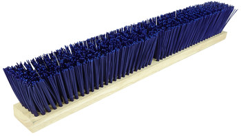 Weiler 421 Cabezal de escoba a presión - 24 pulg. - Polipropileno - Azul - 44590