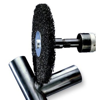 3M Scotch-Brite Carburo de silicio Disco de desbaste - Muy áspero grado - Accesorio Eje - Diámetro 4 pulg. - 14780