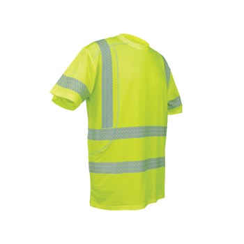 Global Glove FrogWear GLO-205 Camisa reflectante de alta visibilidad GLO-205/LG - tamaño Grande - Lima - ANSI clase 3 (con mangas) - glo-205 lg