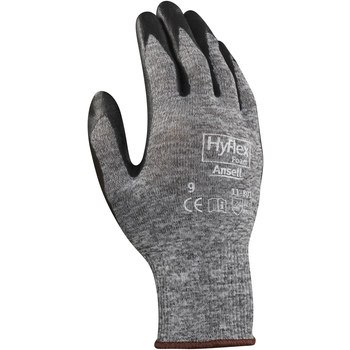 Ansell Hyflex 11-801 Negro/Gris 9 Nailon Guantes de trabajo - 076490-05675