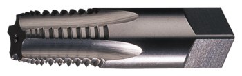 Greenfield Threading PTTI-TN 3/4-14 NPTF Gancho Mediano Cónico Macho cónico de tubería - 5 Flauta(s) - Acabado TiN - Acero de alta velocidad - Longitud Total 3.25 pulg. - 385870