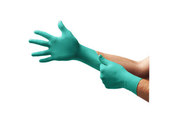 Imágen de Ansell TouchNTuff 92-605 Verde Grande Nitrilo No compatible Guante resistente a productos químicos (Imagen principal del producto)