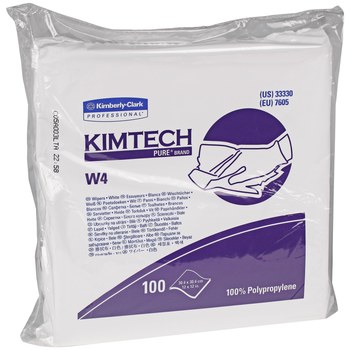 Imagen de Kimberly-Clark 33330 Kimtech Pure W4 Blanco Polipropileno Toallita de limpieza (Imagen principal del producto)