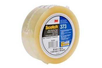 3M Scotch 373 Transparente Cinta de sellado de cajas - 48 mm Anchura x 100 m Longitud - 2.5 mil Espesor - 68783