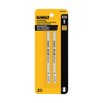 Imágen de Hoja de sierra de calar de corte limpio T-Shank DW3753H2 de Acero con alto contenido de carbono 4 pulg. por de DEWALT (Imagen principal del producto)